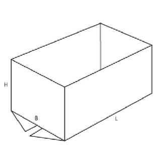 Χαρτοκιβώτιο Τύπος 0200 (Half Slotted Container) ή H.S.C.
